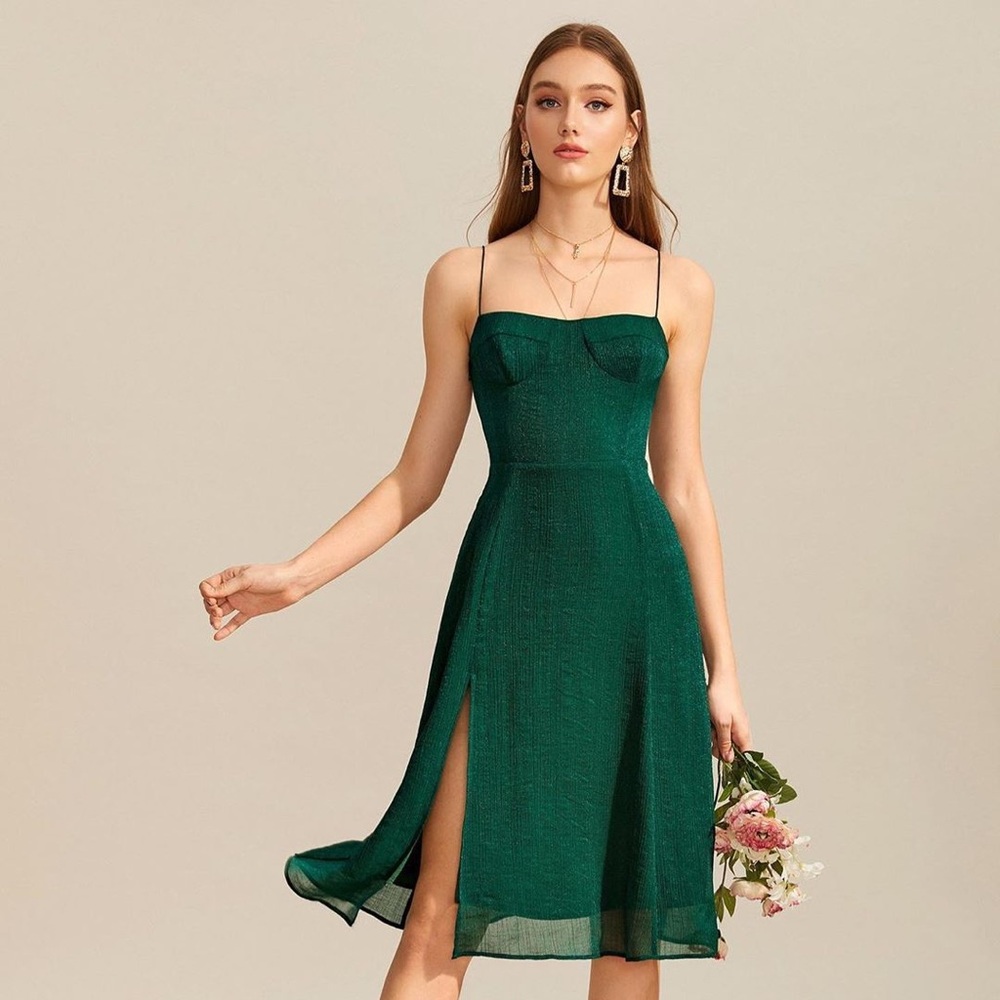 JNSQ Emerald Green Kendall Dress
